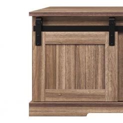 Antique Gray Storage Bench with Sliding Door and Adjustable Shelf (18 in. H x 46.7 in. W x 15.7 in. D) by Kahomvis 11 Antique Gray Storage Bench with Sliding Door and Adjustable Shelf (18 in. H x 46.7 in. W x 15.7 in. D) by Kahomvis -Kahomvis Sales Store antique gray kahomvis dining benches tre lkwf2 2aae 1f 1000