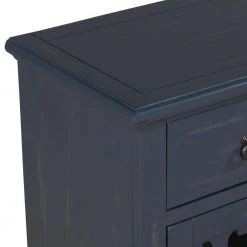 31.5 in. Antique Gray Modern Acacia Wood Accent Buffet Sideboard Storage Cabinet with Adjustable Shelf and Doors by Kahomvis -Kahomvis Sales Store antique gray kahomvis sideboards buffet tables u lkwf2 75aae 44 1000