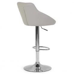 33.25 in. Alani Ashy Grey Adjustable Height Swivel Bar Stool in Faux Leather (Set of 2) by Glamour Home 9 33.25 in. Alani Ashy Grey Adjustable Height Swivel Bar Stool in Faux Leather (Set of 2) by Glamour Home -Kahomvis Sales Store ashy gray chrome glamour home bar stools ghstl 1202 44 1000