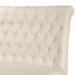 Alisa 46 in. Beige Button Tufted Polyester 2-Seater Armless Settee with Nailheads by Glamour Home 12 Alisa 46 in. Beige Button Tufted Polyester 2-Seater Armless Settee with Nailheads by Glamour Home -Kahomvis Sales Store beige glamour home loveseats ghbb 1250 fa 1000