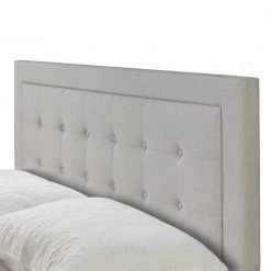 Austin Beige Fabric Queen Bed with Button Tufting and Stitching by Glamour Home -Kahomvis Sales Store beige glamour home panel beds ghub 1531 1f 1000