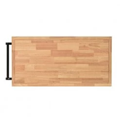 Black Kitchen Cart with Rubber Wood Tabletop, Mobile Two-Sided Storage Cabinet Kitchen Island by Kahomvis 13 Black Kitchen Cart with Rubber Wood Tabletop, Mobile Two-Sided Storage Cabinet Kitchen Island by Kahomvis -Kahomvis Sales Store black kahomvis kitchen carts kk lk05 1aab a0 1000