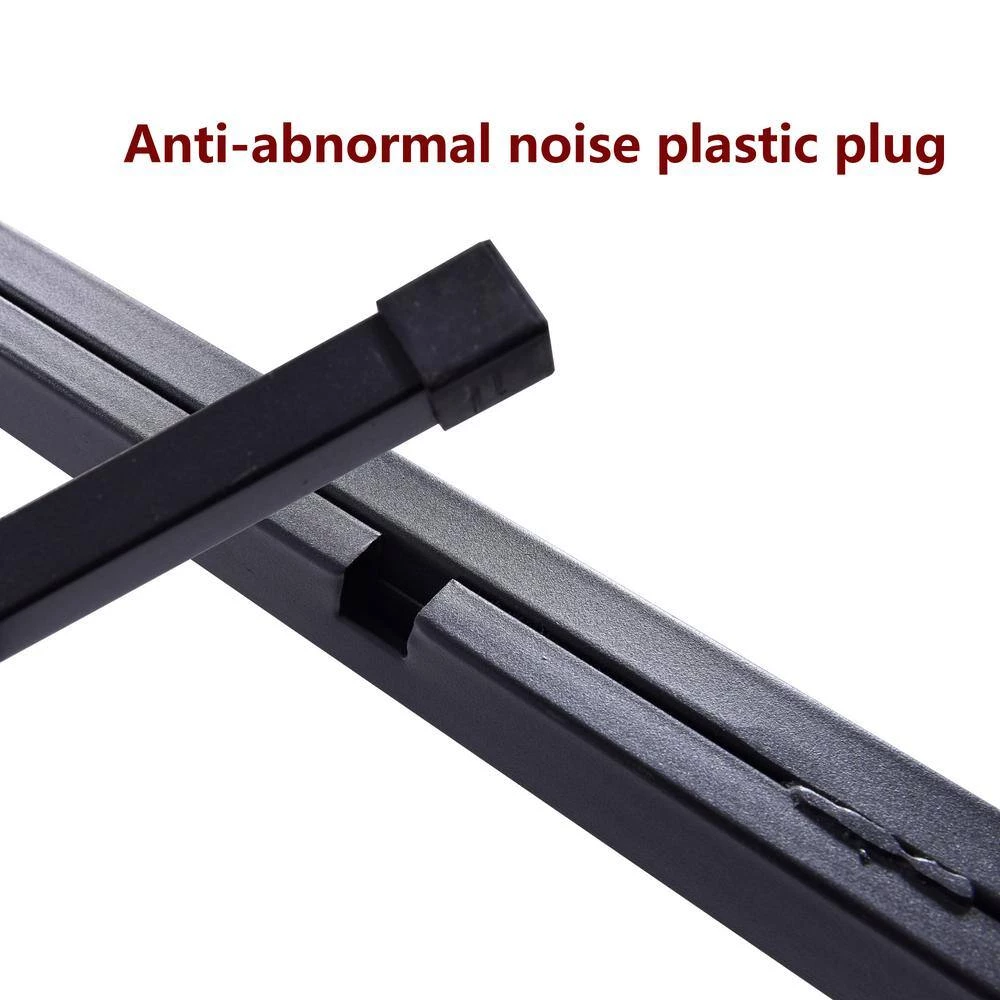 Black Queen Size Metal Space Saving Bed Frame with Steel Slat Support, Vintage Style Noise-free Platform Bed Base by Kahomvis 3 Black Queen Size Metal Space Saving Bed Frame with Steel Slat Support, Vintage Style Noise-free Platform Bed Base by Kahomvis - Image 3