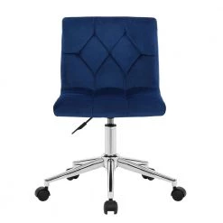 Amali Blue Velvet Upholstered Adjustable Height Swivel Office Chair with Wheel Base by Glamour Home 10 Amali Blue Velvet Upholstered Adjustable Height Swivel Office Chair with Wheel Base by Glamour Home -Kahomvis Sales Store blue glamour home task chairs ghtsc 1464 c3 1000