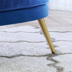 Blue Modern Velvet Upholstered Accent Barrel Chair (Set of 1) by Kahomvis 11 Blue Modern Velvet Upholstered Accent Barrel Chair (Set of 1) by Kahomvis -Kahomvis Sales Store blue kahomvis accent chairs bb lkwf2 1aac 1f 1000