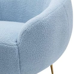 Blue Modern Altay Velvet Leisure Accent Chair and Ottoman Set by Kahomvis 17 Blue Modern Altay Velvet Leisure Accent Chair and Ottoman Set by Kahomvis -Kahomvis Sales Store blue kahomvis accent chairs of lwwf2 96aak 1f 1000