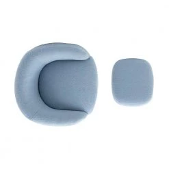 Blue Modern Altay Velvet Leisure Accent Chair and Ottoman Set by Kahomvis 13 Blue Modern Altay Velvet Leisure Accent Chair and Ottoman Set by Kahomvis -Kahomvis Sales Store blue kahomvis accent chairs of lwwf2 96aak a0 1000