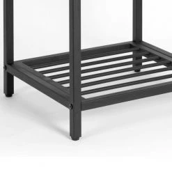 Ailis 57 in. Brown Pine Wood Metal Frame Etagere Bookcase Shelf Media Center by Glamour Home 10 Ailis 57 in. Brown Pine Wood Metal Frame Etagere Bookcase Shelf Media Center by Glamour Home -Kahomvis Sales Store brown black frame glamour home bookcases bookshelves ghdsv 1159 44 1000