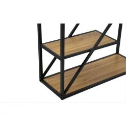 71 in. Brown Wood 5-Shelf Etagere Bookcase with Asymmetrical Shelves by Kahomvis 9 71 in. Brown Wood 5-Shelf Etagere Bookcase with Asymmetrical Shelves by Kahomvis -Kahomvis Sales Store brown kahomvis bookcases bookshelves gp lkw9 0165 4f 1000