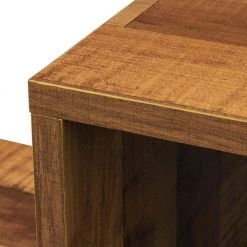 11.81 in. Brown Wood 6-Shelf Double L-Shaped Etagere Bookcase with Extendable and Twistable by Kahomvis 13 11.81 in. Brown Wood 6-Shelf Double L-Shaped Etagere Bookcase with Extendable and Twistable by Kahomvis -Kahomvis Sales Store brown kahomvis bookcases bookshelves js lkw3 3143 fa 1000