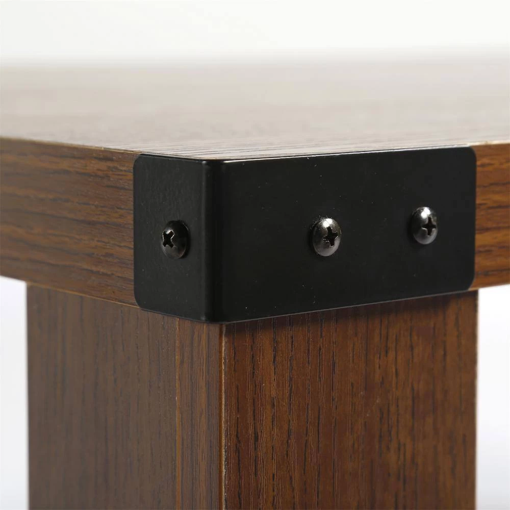 47.2 in. Brown Rectangle Wood Coffee Table with Bottom Storage Shelf by Kahomvis 6 47.2 in. Brown Rectangle Wood Coffee Table with Bottom Storage Shelf by Kahomvis - Image 6