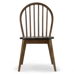 Astra Dark Brown Solid Wood Chair with Windsor Back (Set of 2) by Glamour Home 11 Astra Dark Brown Solid Wood Chair with Windsor Back (Set of 2) by Glamour Home -Kahomvis Sales Store dark brown glamour home accent chairs ghdc 1444 c3 1000