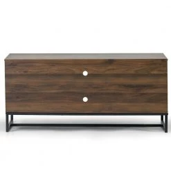 Arva 48 in. Dark Walnut Engineered Wood TV Stand Fits TVs Up to 57 in. with Cable Management by Glamour Home -Kahomvis Sales Store dark walnut glamour home tv stands ghtvs 1391 66 1000
