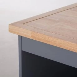 Dusty Blue Kitchen Cart with Rubber Wood Tabletop, Mobile Two-Sided Storage Cabinet Kitchen Island by Kahomvis 17 Dusty Blue Kitchen Cart with Rubber Wood Tabletop, Mobile Two-Sided Storage Cabinet Kitchen Island by Kahomvis -Kahomvis Sales Store dusty blue kahomvis kitchen carts kk lk05 1aag 4f 1000