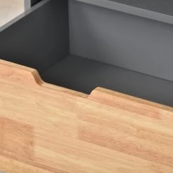 Dusty Blue Kitchen Cart with Rubber Wood Tabletop, Mobile Two-Sided Storage Cabinet Kitchen Island by Kahomvis 15 Dusty Blue Kitchen Cart with Rubber Wood Tabletop, Mobile Two-Sided Storage Cabinet Kitchen Island by Kahomvis -Kahomvis Sales Store dusty blue kahomvis kitchen carts kk lk05 1aag 77 1000