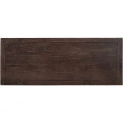 35 in. Espresso Distressed Standard Rectangle Wood Console Table with Hollow-Out Decoration-Drawers and-Shelf by Kahomvis -Kahomvis Sales Store espresso distressed finish kahomvis console tables tre lkwf 10aab a0 1000