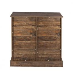 Espresso Buffet with Sliding Barn Door and Shelves, Rustic Wooden Storage Sideboard by Kahomvis 11 Espresso Buffet with Sliding Barn Door and Shelves, Rustic Wooden Storage Sideboard by Kahomvis -Kahomvis Sales Store espresso kahomvis sideboards buffet tables js lkw3 3051 66 1000