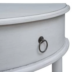 48 in. Gray Wash Standard Half Moon Wood Console Table with Single Drawer by Kahomvis 16 48 in. Gray Wash Standard Half Moon Wood Console Table with Single Drawer by Kahomvis -Kahomvis Sales Store gray wash kahomvis console tables tre lkwf2 7aae 44 1000