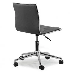 Aiko Grey Fabric 16 in. Adjustable with Wheel Base Height Swivel Office Chair by Glamour Home 9 Aiko Grey Fabric 16 in. Adjustable with Wheel Base Height Swivel Office Chair by Glamour Home -Kahomvis Sales Store grey glamour home task chairs ghtsc 1156 1f 1000