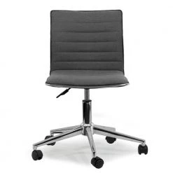 Aiko Grey Fabric 16 in. Adjustable with Wheel Base Height Swivel Office Chair by Glamour Home 8 Aiko Grey Fabric 16 in. Adjustable with Wheel Base Height Swivel Office Chair by Glamour Home -Kahomvis Sales Store grey glamour home task chairs ghtsc 1156 c3 1000