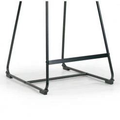 Set of 2 Aulani Light Brown Upholstered Metal Frame Counter Stool with Puffy Cushions by Glamour Home -Kahomvis Sales Store light brown glamour home bar stools ghstl 1493 fa 1000