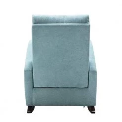 Mint Green Cotton Tufted Fabric Modern High Back Rocking Arm Chair (Set of 1) by Kahomvis 12 Mint Green Cotton Tufted Fabric Modern High Back Rocking Arm Chair (Set of 1) by Kahomvis -Kahomvis Sales Store mint green kahomvis rockers gliders ottomans bb lkwf 61aam 66 1000