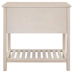 31.7 in. Retro Gray Standard Rectangle Wood Console Table with Bottom-Shelf and Storage-Drawers by Kahomvis -Kahomvis Sales Store retro gray kahomvis console tables tre lkwf 62aae 66 1000