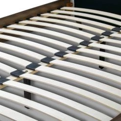 Arlo Silver Grey with Wings and Button Tufting Velvet Queen Bed by Glamour Home -Kahomvis Sales Store silver grey glamour home platform beds ghub 1380 4f 1000