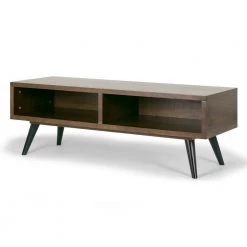Akamu 47 in. Walnut Composite TV Stand Fits TVs Up to 67 in. with Open Storage by Glamour Home 9 Akamu 47 in. Walnut Composite TV Stand Fits TVs Up to 67 in. with Open Storage by Glamour Home -Kahomvis Sales Store walnut glamour home tv stands ghtvs 1178 c3 1000