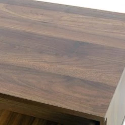 Anoki 63 in. Walnut and White Wood TV Stand with 2 Drawer Fits TVs Up to 96 in. with Cable Management by Glamour Home -Kahomvis Sales Store walnut white glamour home tv stands ghtvs 1400 1f 1000