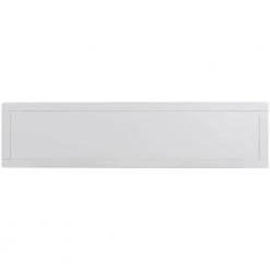 57 in. White Distressed Standard Rectangle Wood Console Table with Open Storage Shelf and Drawers by Kahomvis -Kahomvis Sales Store white distressed finish kahomvis console tables tre lkwf 19aak a0 1000