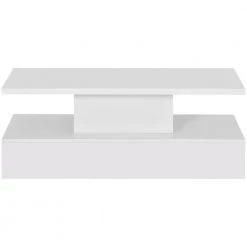 47.2 in. White Rectangle Wood Modern Coffee Table with LED Lighting and Remote Control by Kahomvis 11 47.2 in. White Rectangle Wood Modern Coffee Table with LED Lighting and Remote Control by Kahomvis -Kahomvis Sales Store white kahomvis coffee tables ot lkwf 58aak 4f 1000